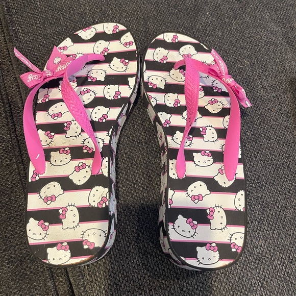 Shoes Hello Kitty Flip Flops Platform Poshmark